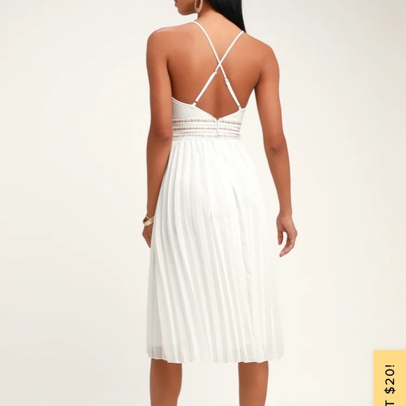 Lulus NWT Delilah Embroidered Dress NWT - Picture 3 of 4